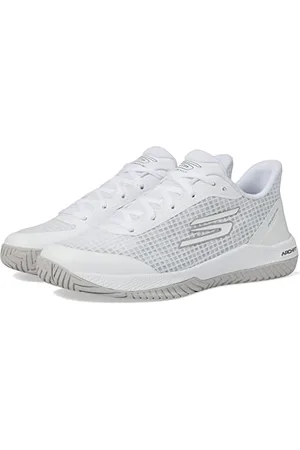 Skechers Viper Court PRO, Scarpe da Ginnastica Uomo, White, 42.5 EU