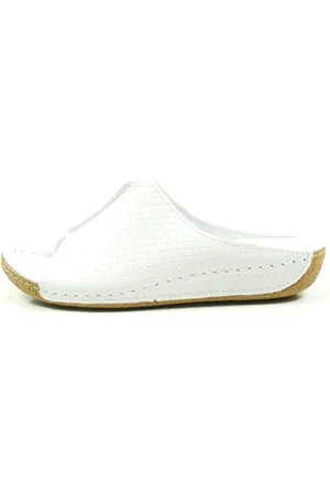 Andrea Conti 773413, Ciabatte Donna, Bianco (Weiß 001), 42 EU