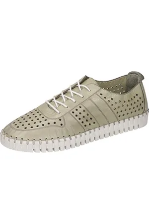 Manitu Stringate da Donna, Scarpe da Ginnastica, Verde, 39 EU