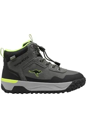 KangaROOS K-NB Vivi RV, Stivali da Neve Unisex-Adulto, Grigio Acciaio/Limetta, 38 EU
