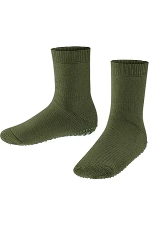 Falke Catspads K Hp cotone lana con suola in gomma 1 paio, Calze da casa Unisex - Bambini, , 31/34 EU