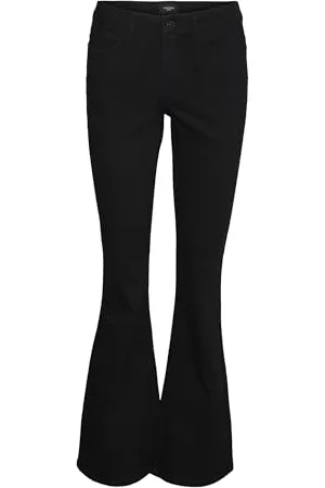 VERO MODA VMSCARLET MR SKN Flared J VI1174 GA Noos Jeans, Black, M/32 da Donna