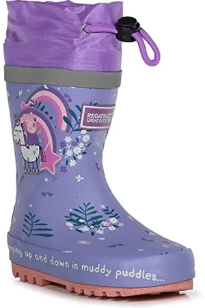 Regatta Splash Welly in gomma Peppa Pig con coulisse regolabile
