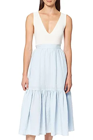 Sisley Skirt 4XPL506H7 Gonna, Multicolore 901, 38 Donna