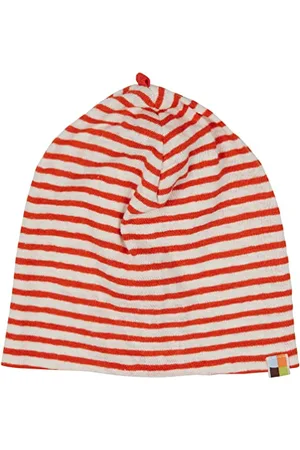 loud + proud Mütze Streifen mit Leinen, GOTS Zertifiziert Berretto, , 74/80 Kinder Unisex