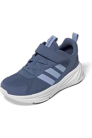 adidas Ozelle Running Lifestyle Elastic Lace with Top Strap Shoes, Scarpe da Corsa, Crew Blue/Blue Dawn/Cloud White, 38 EU