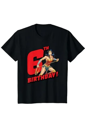 Wonder Woman Bambino 6th Birthday Maglietta
