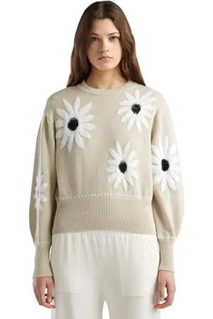 Benetton Maglia G/C M/L 1194E108Y Maglione, , S Donna