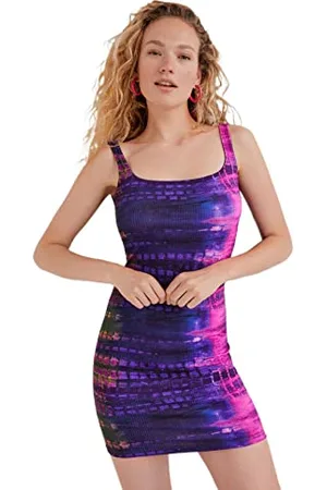 Desigual Vest_ROUSIE Abito Casual, , L Donna