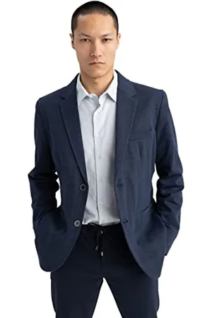 DeFacto N0503AZ, Blazer, Uomo, Blu , 52