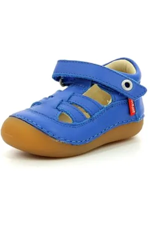 Kickers SUSHY, Scarpa Mary Jane Unisex-Bambini, Bleu, 19 EU