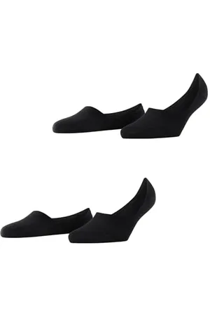 Burlington Everyday Multipack W In cotone invisibili tinta unita confezione di 2 paia, Calzini fantasmini Donna, , 39-40