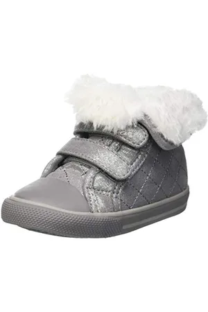 chicco Sneaker con doppio velcro, Bambina e ragazza, Grigio (1), 20, Designed in Italy