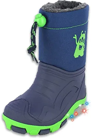 Beck Ragazzo Blinking Ghost Rain Boot, Blu scuro, 22/23 EU