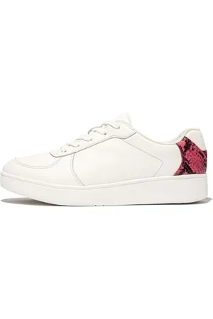 FitFlop Rally Snakeprint-backtab Sneakers con Pannello in Pelle, Scarpa Donna, , 41 EU