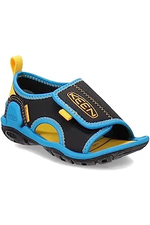 Keen Knotch River OT, Sandali Unisex - Bambini e ragazzi, Blu (Black/Vivid Blue), 25/26 EU