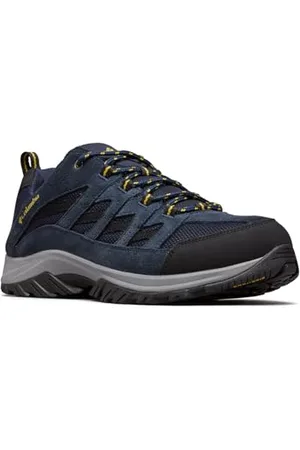 Columbia Crestwood, Scarpe da Trekking Basse Uomo, Collegiate Navy/Antique Moss, 41 EU