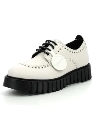 Kickers Kick Famous, Piattaforma Donna, Blanc, 40 EU
