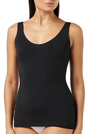 Triumph Donna Smart Natural Shirt, Vest, BLACK, 2