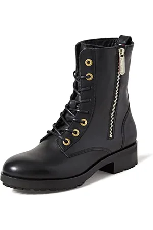 Tommy Hilfiger TH Essentials Biker Boot FW0FW06800, Stivale Basso Donna, (Black), 42 EU