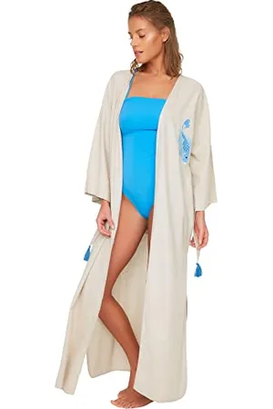 Trendyol Gestickter Kimono & Kaftan Caftano Ricamati, , Large da Donna