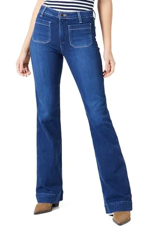 Wrangler Flare Jeans, , 34W / 34L Donna