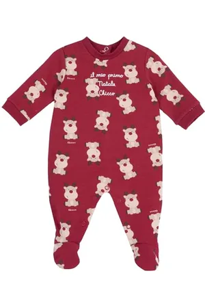 chicco Tutine - Natale Neonato/Neonata 0-24 mesi, (8), 3 mesi, Designed in Italy