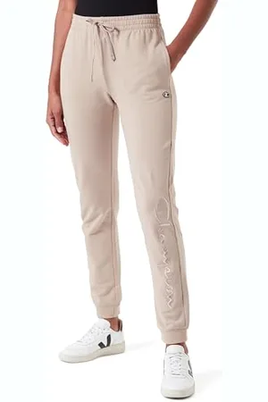 Champion Legacy Icons W-Light Stretch Terry Script Logo Rib Cuff Pantaloni da Tuta, , XS Donna