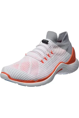 UYN City Running, Sneaker Uomo, White/Orange, 45 EU