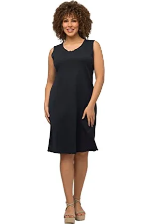 Ulla Popken Damen, Große Größen, Kleid Ärmellos Vestito, , 60-62 Donna