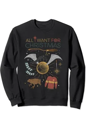Harry Potter All I Want for Christmas! Natale Felpa