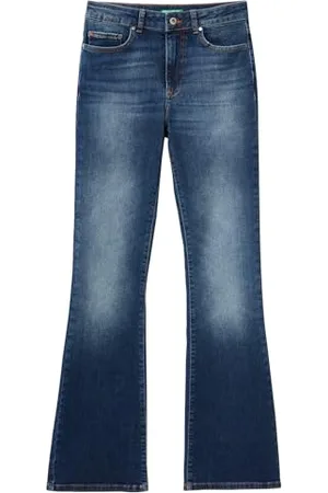 Benetton Pantalone 4ORHDE00F Jeans, , 39 Donna