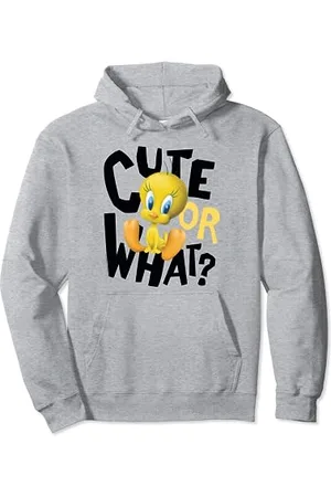 LOONEY TUNES Tweety Cute or What Felpa con Cappuccio