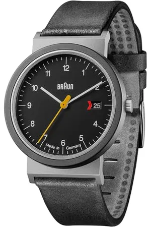 von Braun Gents AW 10 EVO Classic Watch with Black Dial and Black Leather Strap