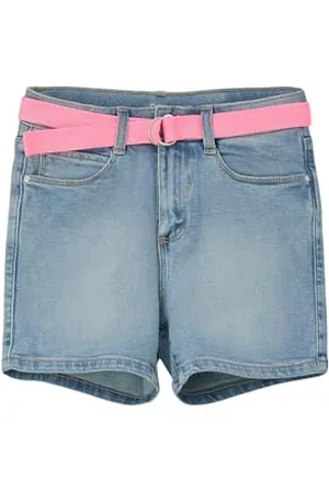 QS by s.Oliver Junior 2142542 Jeans Corti con Cintura, , 140 cm Bambina