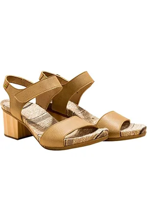 El Naturalista N5562t Deba, Sandali con Tacco Donna, Marrone (Camel), 41 EU