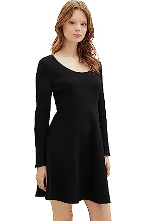 TOM TAILOR Abito in Jersey con Struttura a Coste, , M Donna
