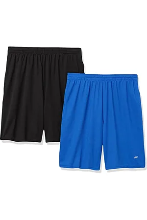 Amazon Pantaloncini Morbidi Tecnici ad Alte Prestazioni (Disponibili nelle Taglie Big & Tall) Uomo, Pacco da 2, , L