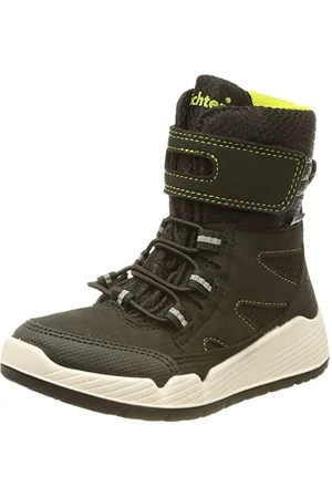 Richter Kinderschuhe Rs-1, Stivali da Neve, Colore: Nero e Lime, 35 EU