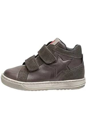 Naturino Clay Star VL, Scarpe da Ginnastica Basse Bambino, Grigio (Antracite 0b01), 38 EU