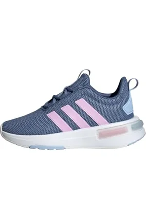 adidas Racer TR23 Shoes Kids, Scarpe da Corsa, Crew Blue/Lilac/Blue Dawn, 37 1/3 EU