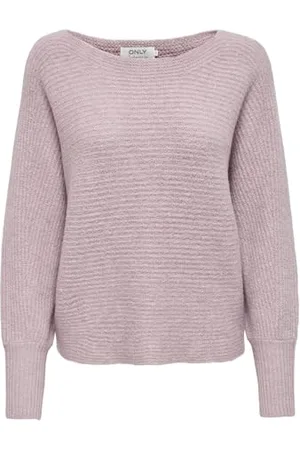 ONLY ONLDANIELLA L/S Pullover Knt Noos Maglione, Rosa in Legno, XS Donna