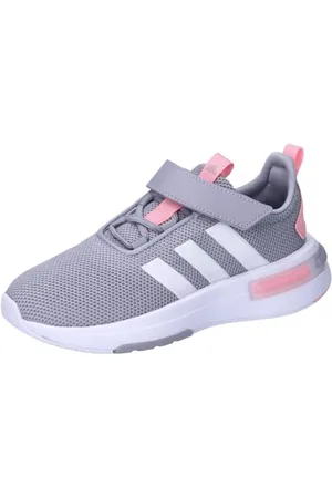 adidas Racer TR23 Shoes Kids, Scarpe da Corsa Unisex-Adulto, Glory Grey/Pink Spark/Core Black, 36 2/3 EU