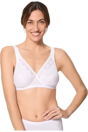 Playtex Reggiseno Senza Ferretto in Cotone (Pacco da 2) Donna x2, , 40 / 6D