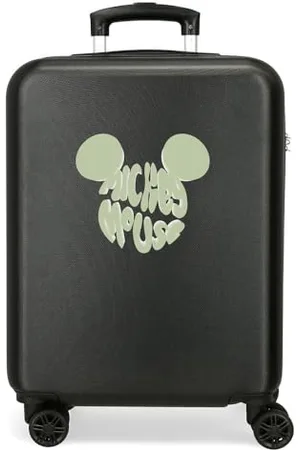 Disney Valigia per bambini rigida Chiusura a combinazione Laterale 4 ruote Bagagli a Mano è realizzato in ABS, un materiale rigido e leggero., , Valigia cabina