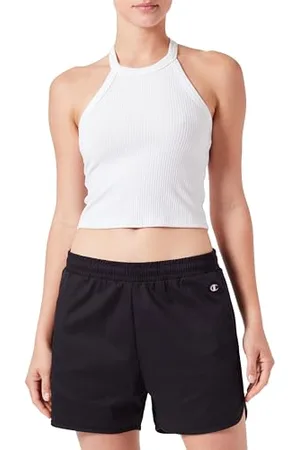 Champion Legacy Icons W-Stretch Cotton Twill C-Logo Pantaloncini, , L Donna