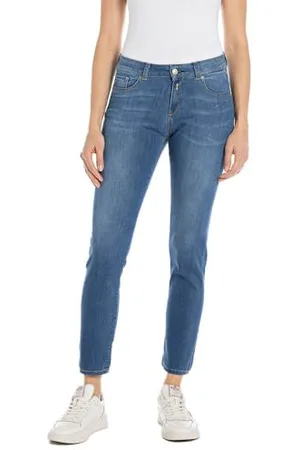 Replay Jeans da donna con power stretch, blu , 31W / 32L