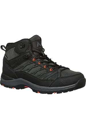 mc kinley McKinley Kona V Mid AQX, Scarpe da Trekking Uomo, Black/Anthracite/Red, 40 EU