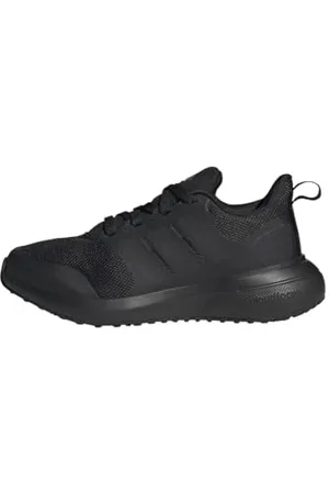 adidas Fortarun 2.0 Cloudfoam Lace Shoes, Scarpe da Corsa, Core Black/Core Black/Carbon, 30 EU