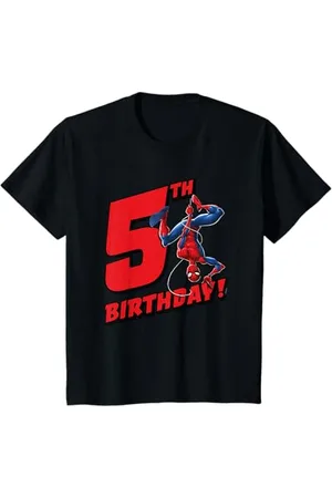 Marvel Bambino Spider-Man 5th Birthday Maglietta